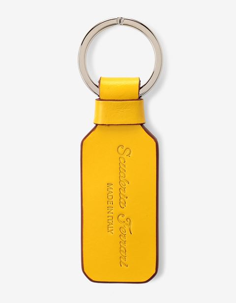 Scuderia Ferrari Online Store - Leather keyring with Shield - Keyholders