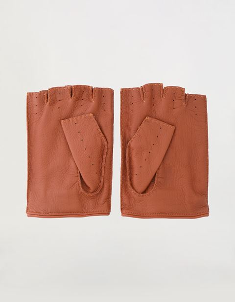 Scuderia Ferrari Online Store - Men's fingerless driving gloves -