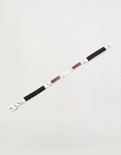 メンズ Scuderia Ferrari シルバーブレスレット