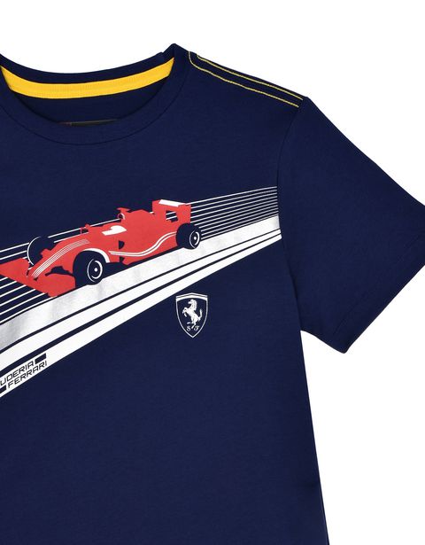 Scuderia Ferrari Online Store - Children’s T-shirt in cotton jersey - Short Sleeve T-Shirts