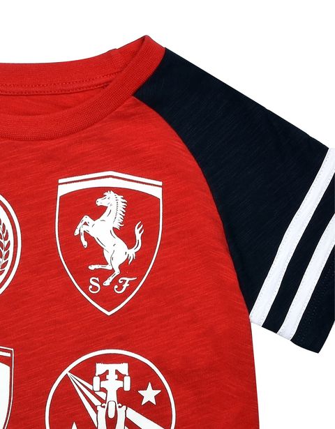 Scuderia Ferrari Online Store - 男童贴片印花 T 恤 - Short Sleeve T 恤