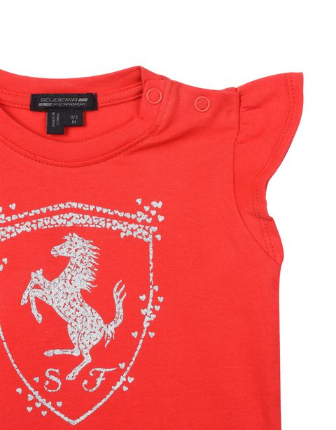 Scuderia Ferrari Online Store - Baby cotton T-shirt - Short Sleeve T-Shirts