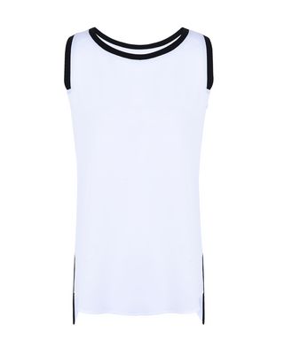 Scuderia Ferrari Online Store - Top senza maniche donna con inserti a contrasto - Canotte