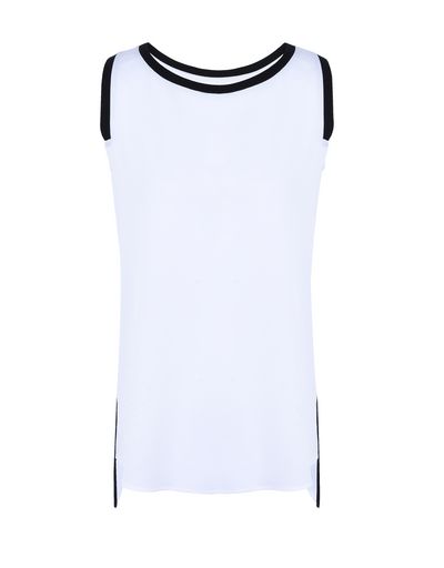 Scuderia Ferrari Online Store - Women's sleeveless top with contrasting inserts - Tank Tops