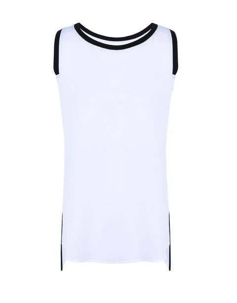Scuderia Ferrari Online Store - Women's sleeveless top with contrasting inserts - Tank Tops