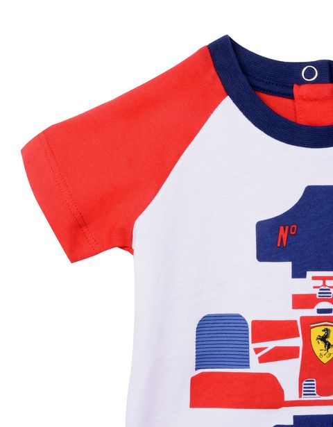 Scuderia Ferrari Online Store - Baby boy Formula 1 T-shirt in cotton jersey - Short Sleeve T-Shirts