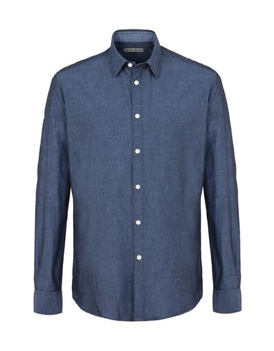 Scuderia Ferrari Online Store - Long-sleeve shirt with French collar - Long Sleeve Shirts