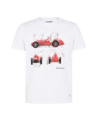 Ferrari Men's Scuderia Ferrari crewneck T-shirt with Formula 1 print ...