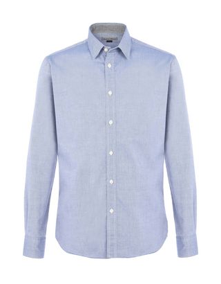 Scuderia Ferrari Online Store - Long-sleeve shirt with French collar - Long Sleeve Shirts