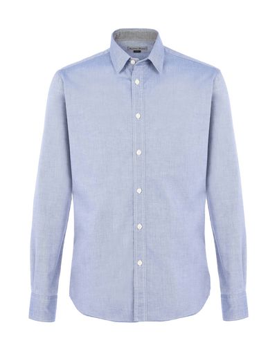Scuderia Ferrari Online Store - Long-sleeve shirt with French collar - Long Sleeve Shirts