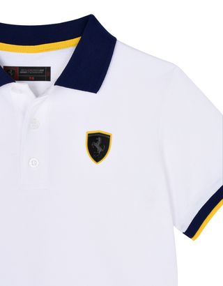 Scuderia Ferrari Online Store - キッズ ポロシャツ Scudetto&イエローディテール -