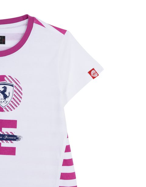 Scuderia Ferrari Online Store - T-shirt for girls with "Love Scuderia Ferrari" -
