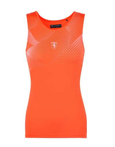 Scuderia Ferrari Online Store - Women's sports top in breathable fabric - Tank Tops