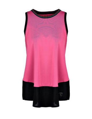 Scuderia Ferrari Online Store - Women's top in technical jersey fabric with Shield - Tank Tops