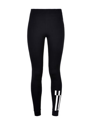 Scuderia Ferrari Online Store - Women's checkerboard leggings in stretch cotton - Tights & Yoga Pants