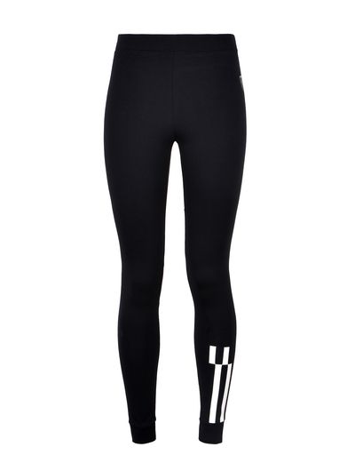 Scuderia Ferrari Online Store - Women's checkerboard leggings in stretch cotton - Tights & Yoga Pants