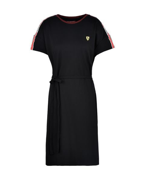 Scuderia Ferrari Online Store - Dress with Scuderia Ferrari Icon Tape - Short Dresses