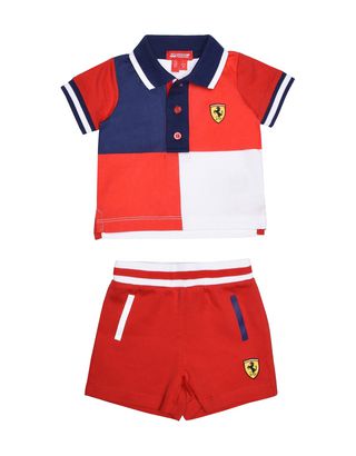 Ferrari Baby clothing set in cotton 