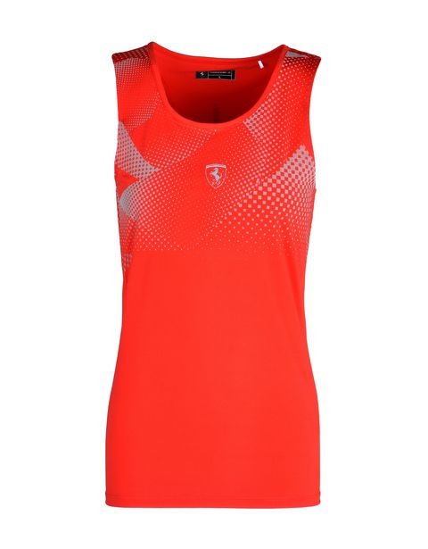 Scuderia Ferrari Online Store - Women's sports top in breathable fabric - Tank Tops