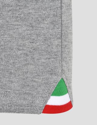 Scuderia Ferrari Online Store - Polo ragazzo con bandiera tricolore - Polo a maniche corte