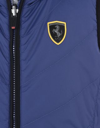Scuderia Ferrari Online Store - Reversible padded vest for teens with Ferrari Shield - Vests