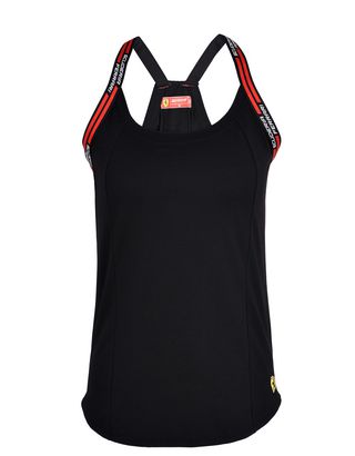 Scuderia Ferrari Online Store - Débardeur rouge sportif avec détail Scuderia Ferrari - Débardeurs