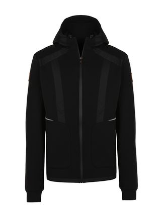 Scuderia Ferrari Online Store - Felpa con cappuccio uomo in tessuto scuba con full zip -
