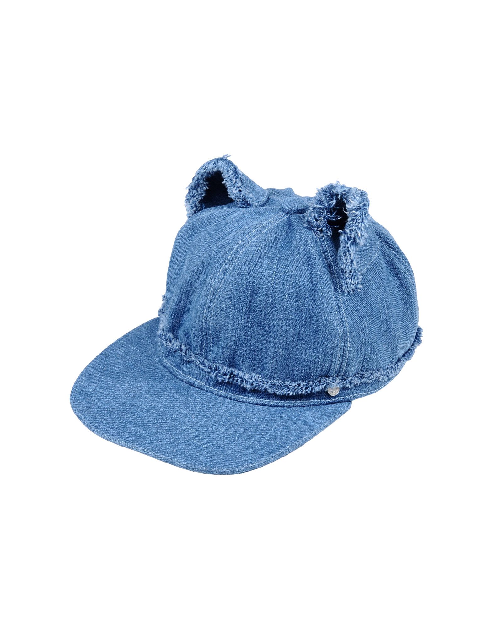 《送料無料》KARL LAGERFELD レディース 帽子 ブルー S コットン 100%