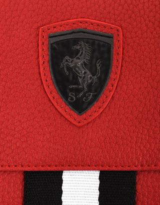 Scuderia Ferrari Online Store - Women's wallet in hammered faux leather -