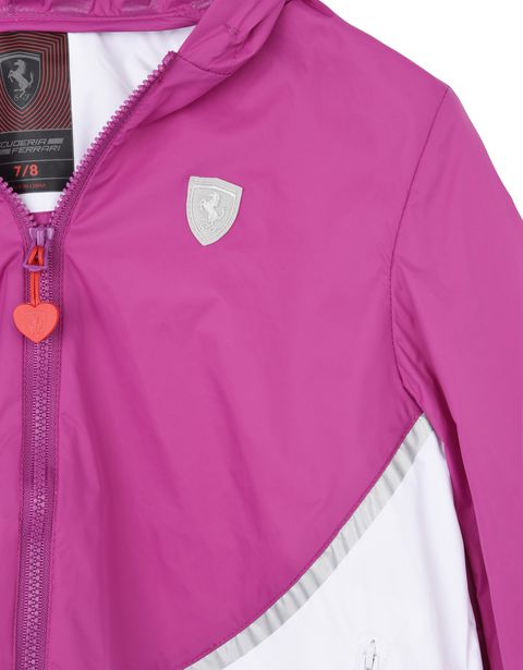 Scuderia Ferrari Online Store - Rain jacket for girls with gathering at the hips - Raincoats