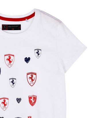 Scuderia Ferrari Online Store - Short-sleeve dress for girls - Short Dresses
