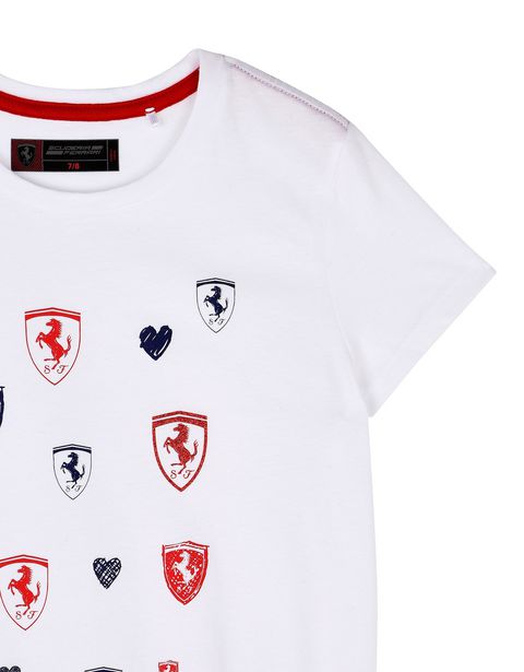 Scuderia Ferrari Online Store - Short-sleeve dress for girls - Short Dresses