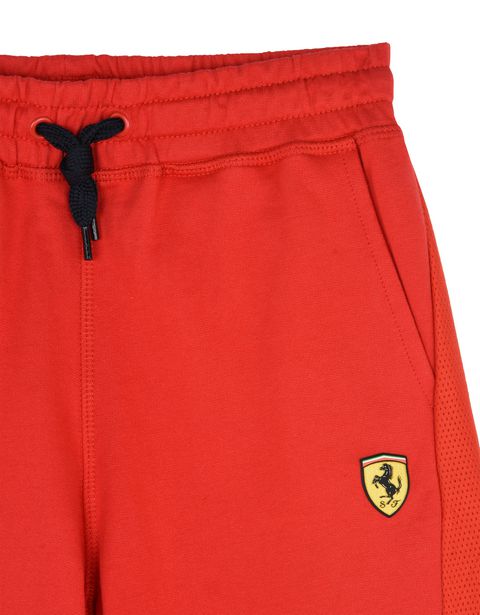 Scuderia Ferrari Online Store - Shorts for teens with Scuderia Ferrari print - Shorts