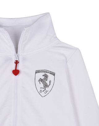 Scuderia Ferrari Online Store - Sweat-shirt zippé fille à col montant - Zip Jumper