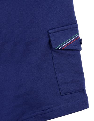 Scuderia Ferrari Online Store - Baby Bermuda shorts with faux zipper fly - Shorts