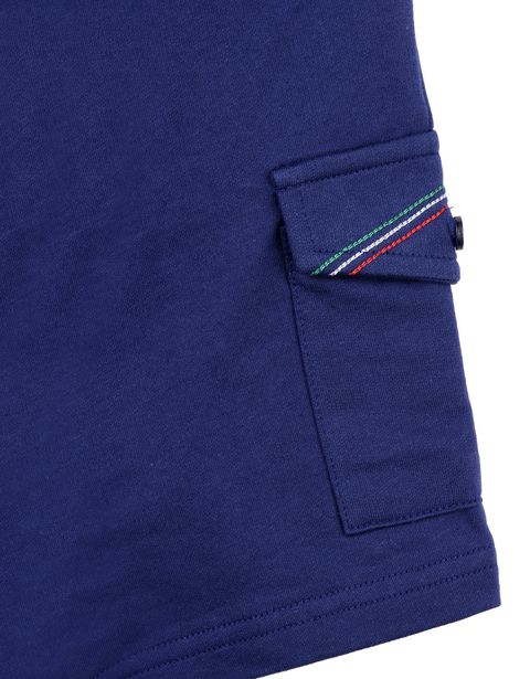 Scuderia Ferrari Online Store - Baby Bermuda shorts with faux opening - Shorts