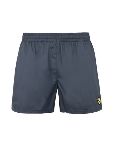Scuderia Ferrari Online Store - Swimsuit with Scuderia Ferrari Icon Tape - Swimming Shorts