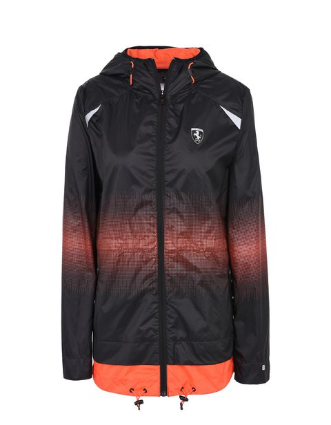 Scuderia Ferrari Online Store - Women's waterproof training jacket with Shield - Bombers & Track Jackets