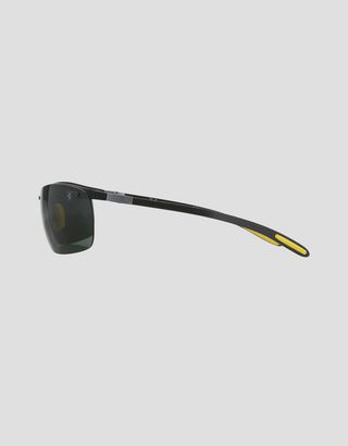 Scuderia Ferrari Online Store - Ray-Ban x Scuderia Ferrari Full Bar Carbon Fibre Black 0RB8305M -