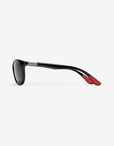 Scuderia Ferrari Online Store - Ray-Ban x Scuderia Ferrari Glossy Black RB8351M - Sunglasses