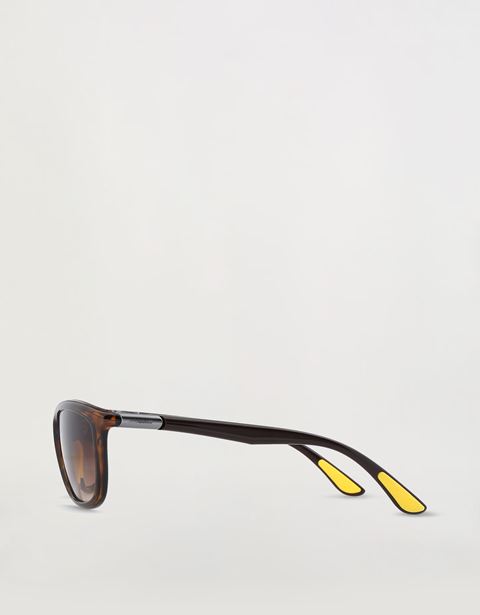 Scuderia Ferrari Online Store - Ray-Ban x Scuderia Ferrari Tortoise 0RB8351M - Sunglasses