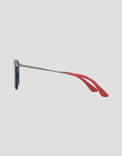 Scuderia Ferrari Online Store - Ray-Ban x Scuderia Ferrari Wayfarer Combo Blue 0RB2448NM - Sunglasses