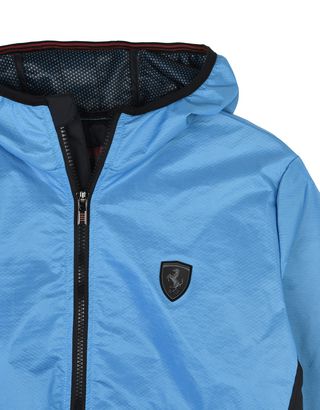 Scuderia Ferrari Online Store - Veste à capuche pour femme avec Scudetto au niveau du cœur - Bombers et vestes de sport