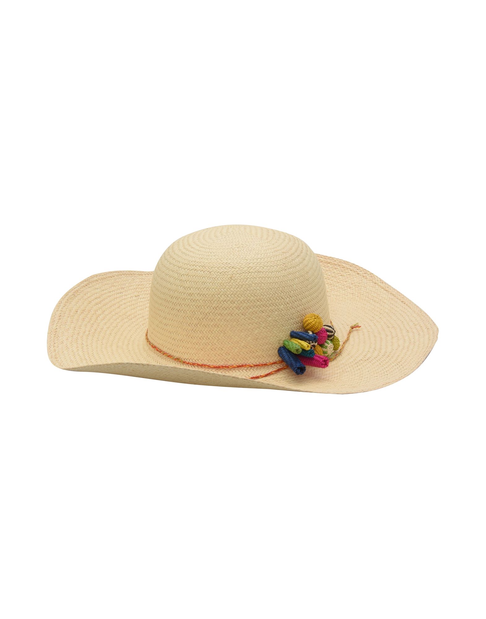 《送料無料》GUANABANA レディース 帽子 ベージュ 57 ストロー 100% PAMELA TROPICAL WHITE