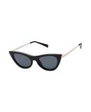 LE SPECS Damen Sonnenbrille Farbe Schwarz Gr��e 1