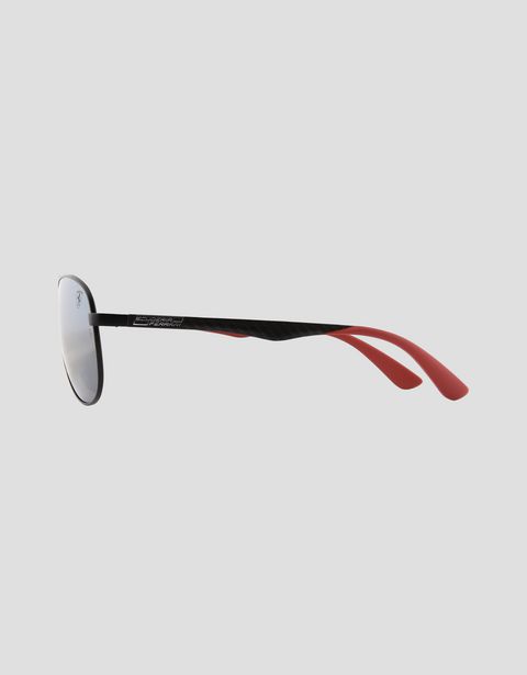 Scuderia Ferrari Online Store - Ray-Ban for Scuderia Ferrari Aviator Carbon Fibre negro mate 0RB8313M - Gafas de sol