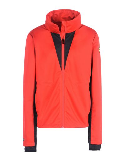 Scuderia Ferrari Online Store - Women's waterproof jacket with concealed hood - Bombers & Track Jackets
