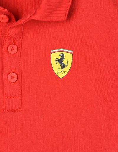 Scuderia Ferrari Online Store - Scuderia Ferrari Replica 2018 polo shirt for teens - Short Sleeve Polos