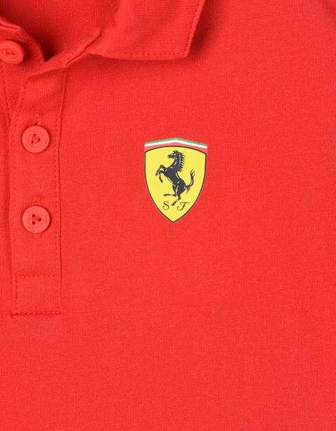 Scuderia Ferrari Online Store - Scuderia Ferrari Replica 2018 polo shirt for teens -