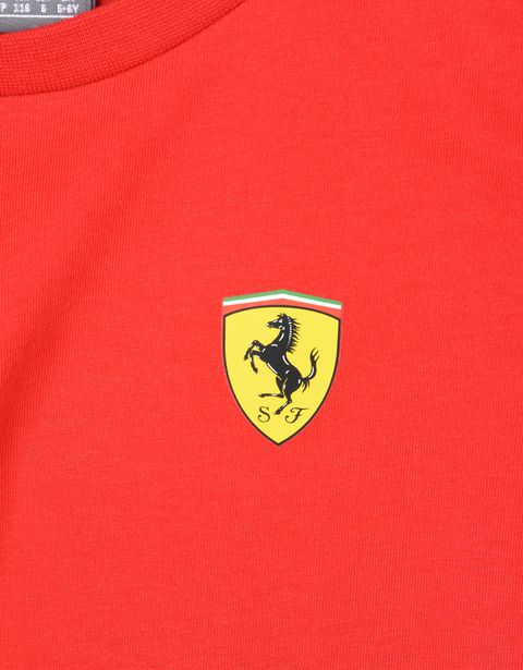 Scuderia Ferrari Online Store - Scuderia Ferrari Replica 2018 T-shirt for teens - Short Sleeve T-Shirts